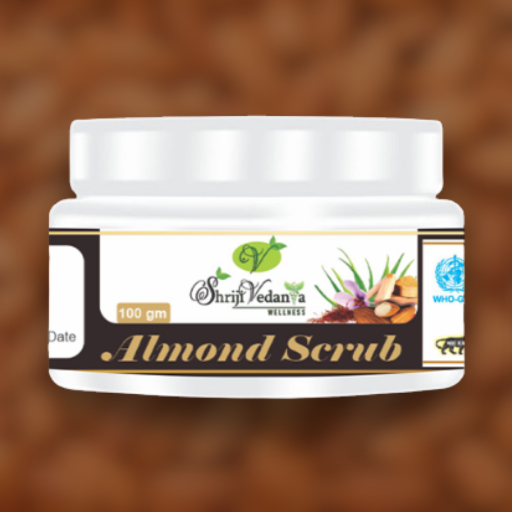 VEDAPLUS ALMOND SCRUB (100GM)
